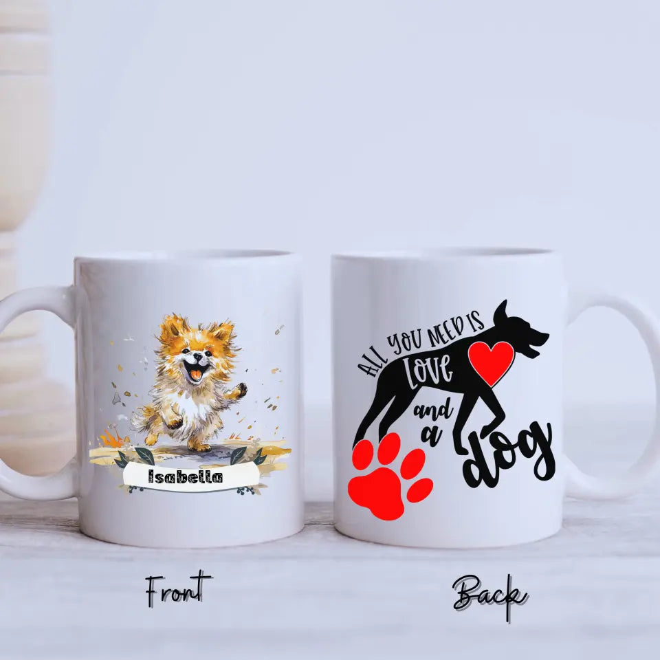 Personalise Dog Mum Mug