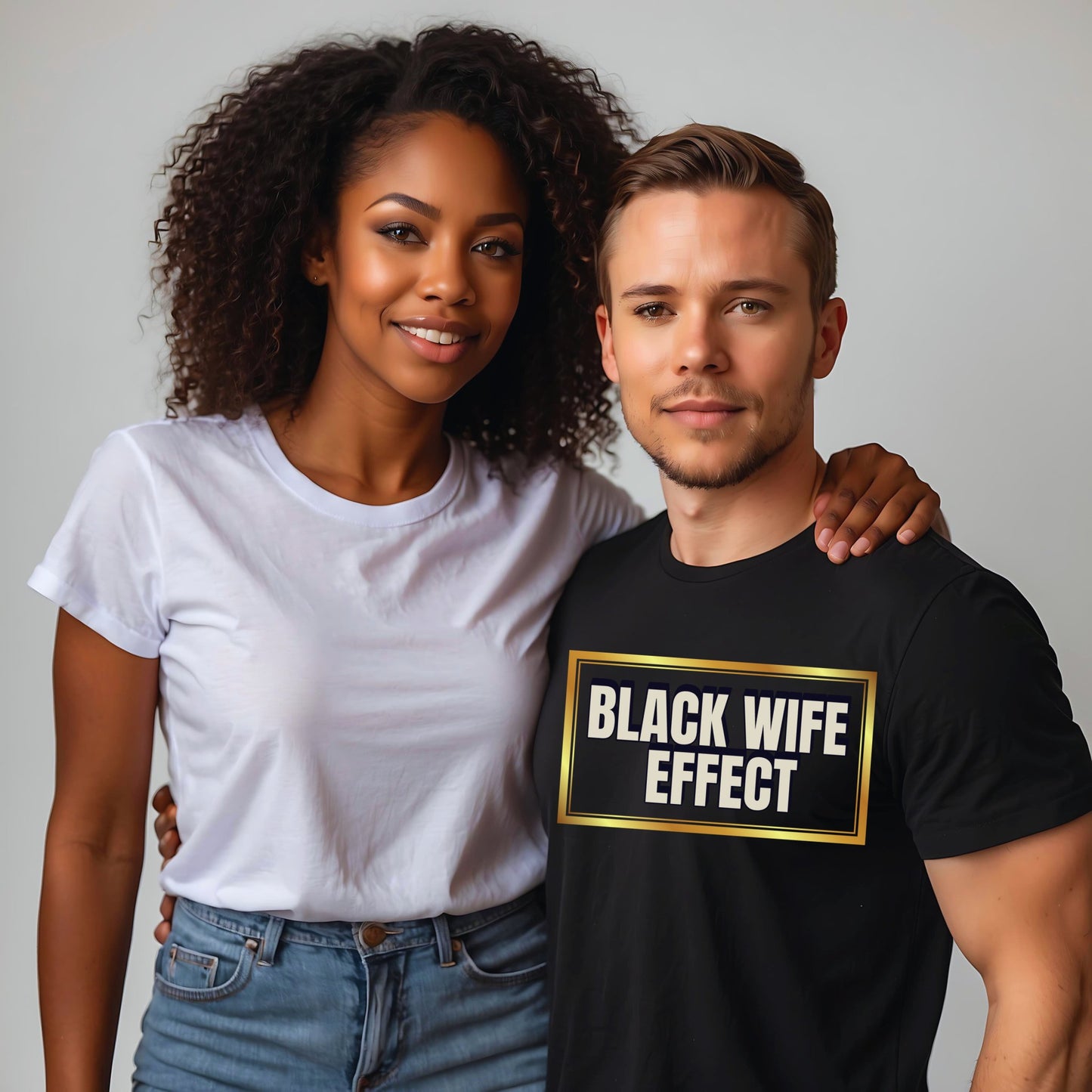 Black Wife Effect T-Shirt - JOLIFTIFY