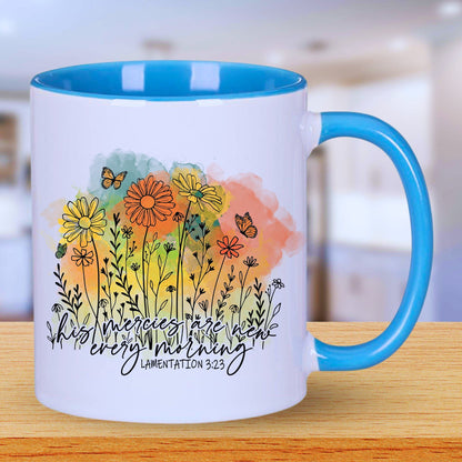 Christian Inspirational Mug with Coloured Interior - JOLIFTIFY