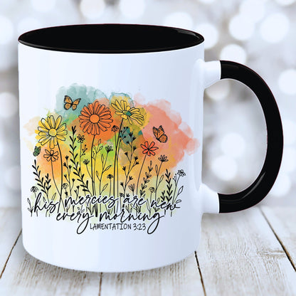 Christian Inspirational Mug with Coloured Interior - JOLIFTIFY