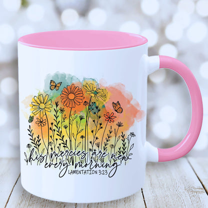 Christian Inspirational Mug with Coloured Interior - JOLIFTIFY