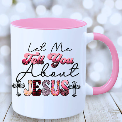 Christian Inspirational Mug with Coloured Interior - JOLIFTIFY