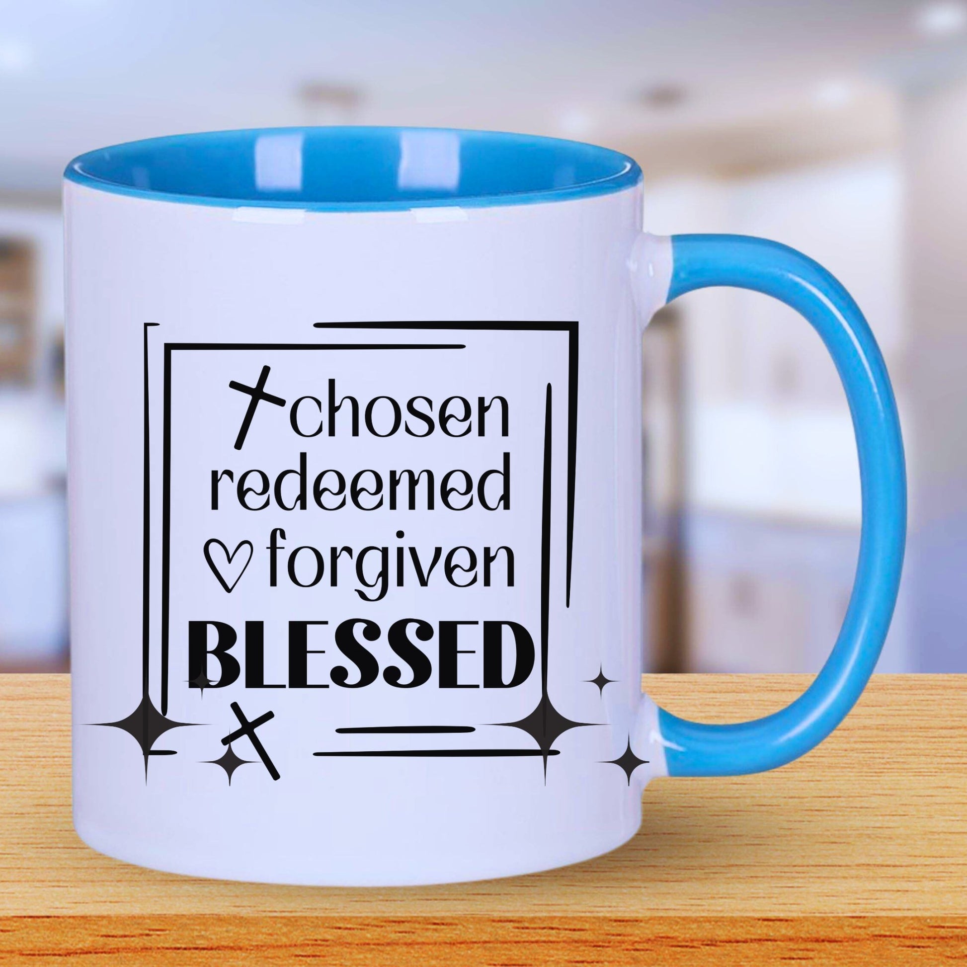 Christian Message Mug with Coloured Interior - JOLIFTIFY