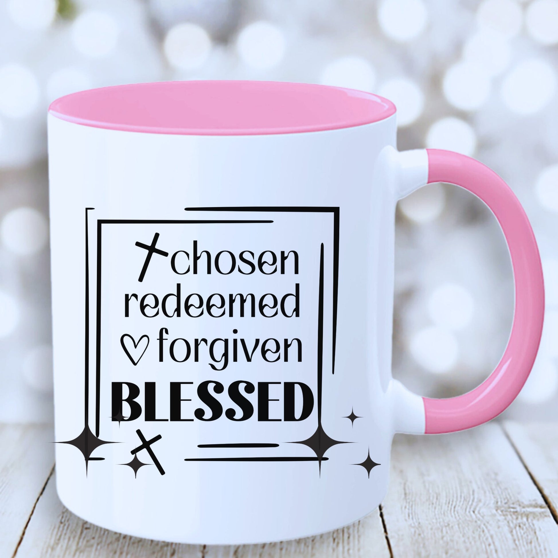 Christian Message Mug with Coloured Interior - JOLIFTIFY