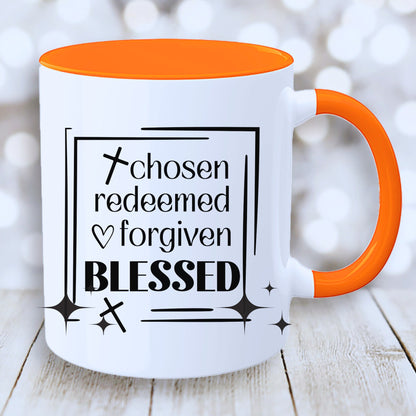 Christian Message Mug with Coloured Interior - JOLIFTIFY