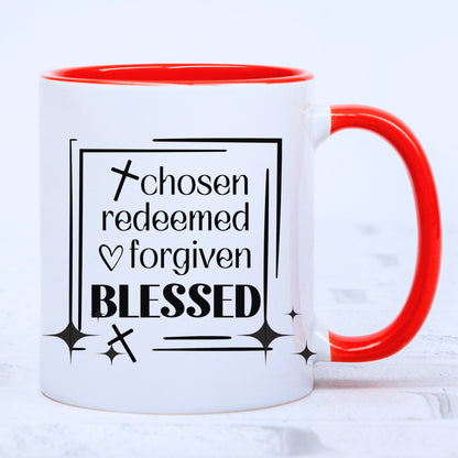 Christian Message Mug with Coloured Interior - JOLIFTIFY