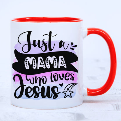 Christian Mum Mug with Coloured Interior - JOLIFTIFY