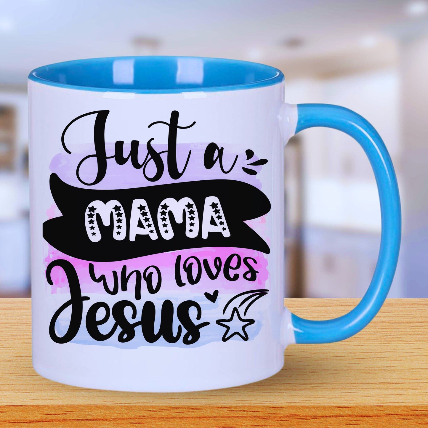 Christian Mum Mug with Coloured Interior - JOLIFTIFY