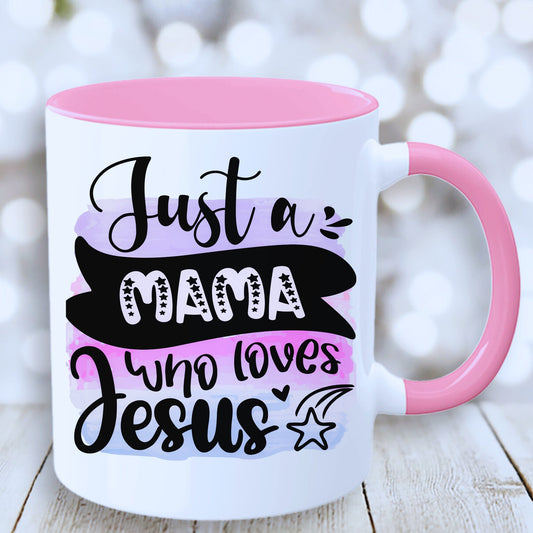 Christian Mum Mug with Coloured Interior - JOLIFTIFY