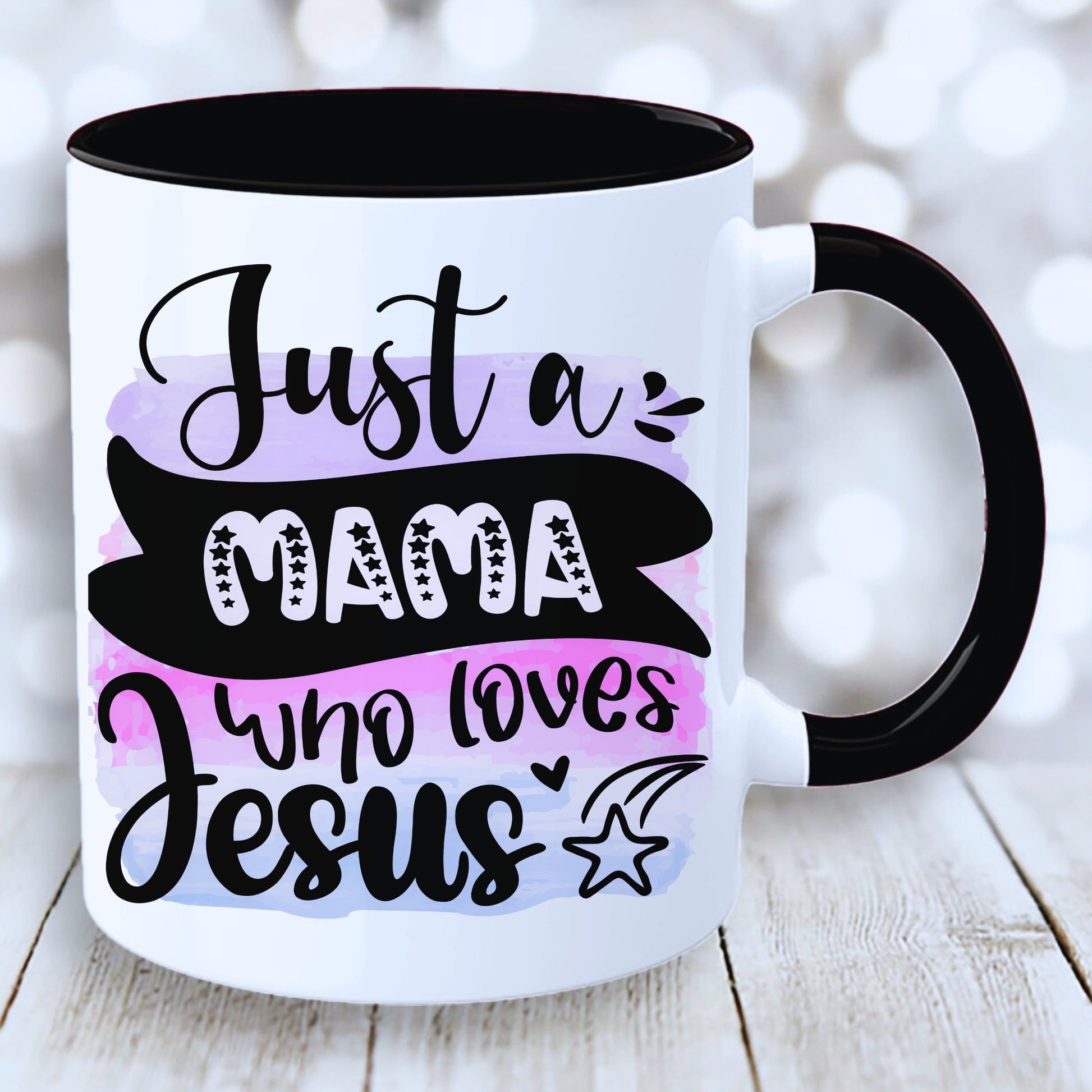 Christian Mum Mug with Coloured Interior - JOLIFTIFY