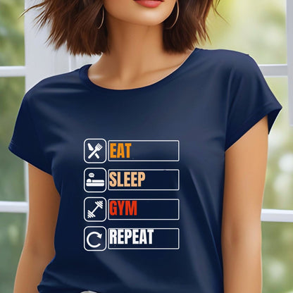 Eat Sleep Gym PremiumT-Shirt - JOLIFTIFY