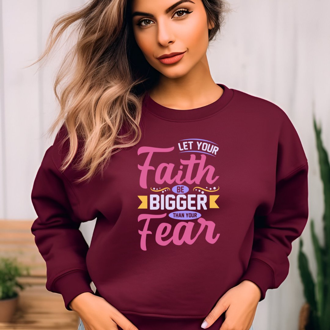 Faith Over Fear Sweatshirt - JOLIFTIFY