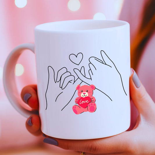 Fingers Crossed In Love Mug - JOLIFTIFY