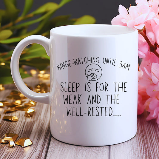 Funny Movie Enthusiasts Mug - Binge Watching Till 3:AM