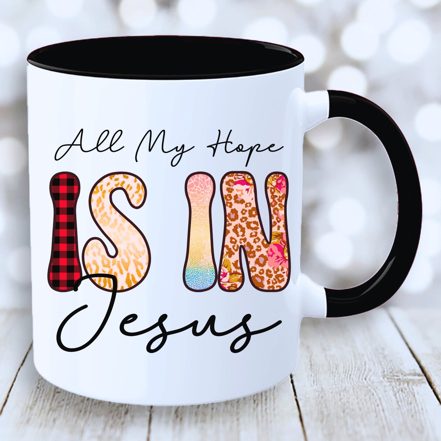 Inspirational Christian Mug - Coloured Interior