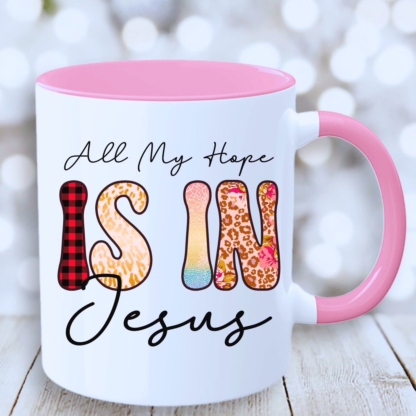 Inspirational Christian Mug - Coloured Interior