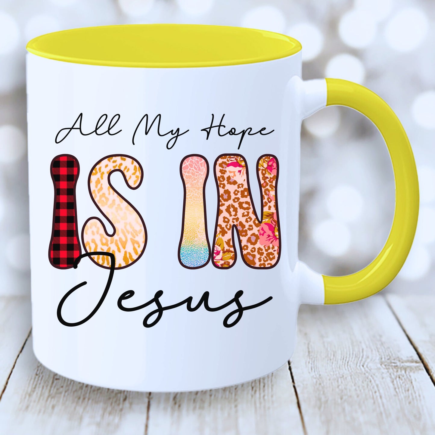 Inspirational Christian Mug - Coloured Interior