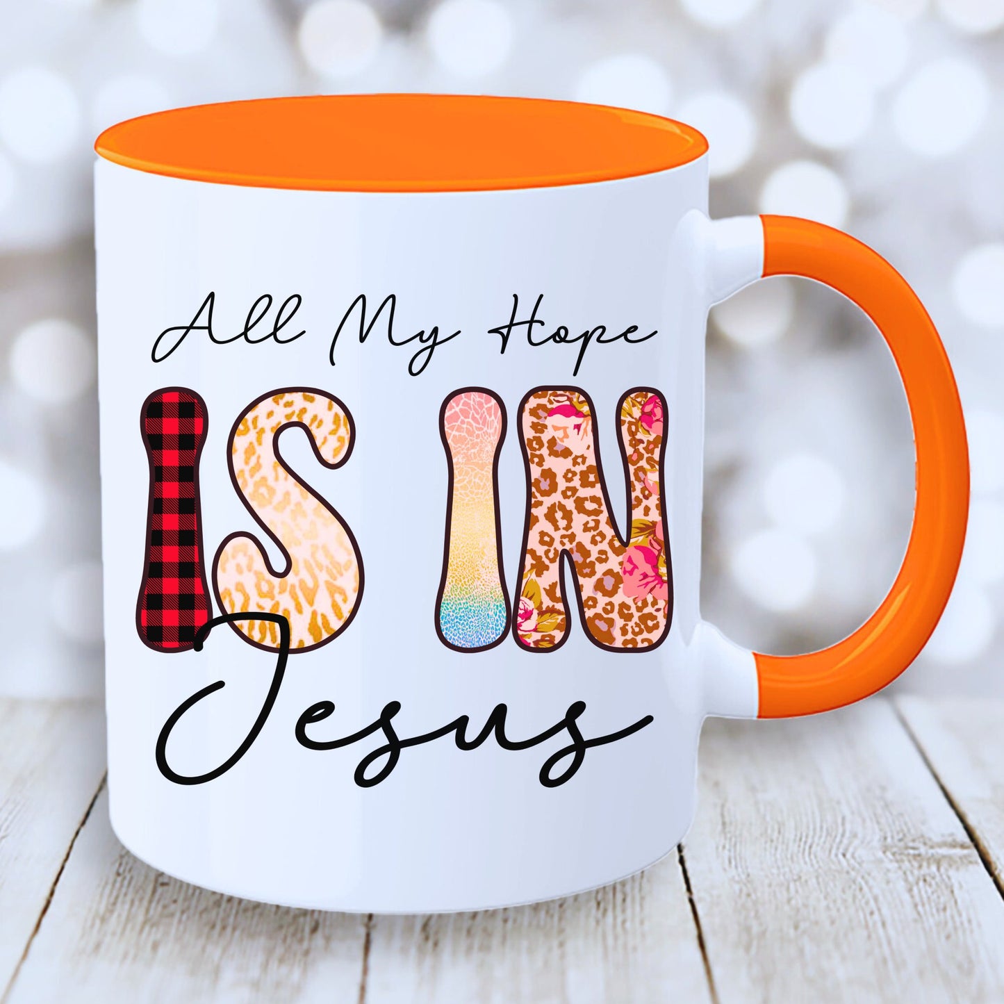 Inspirational Christian Mug - Coloured Interior