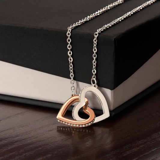 Intricate Interlocking Hearts Women Necklace