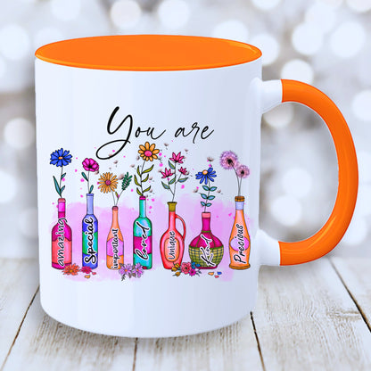 Motivational Mug for Instant Resilience with Coloured Interior