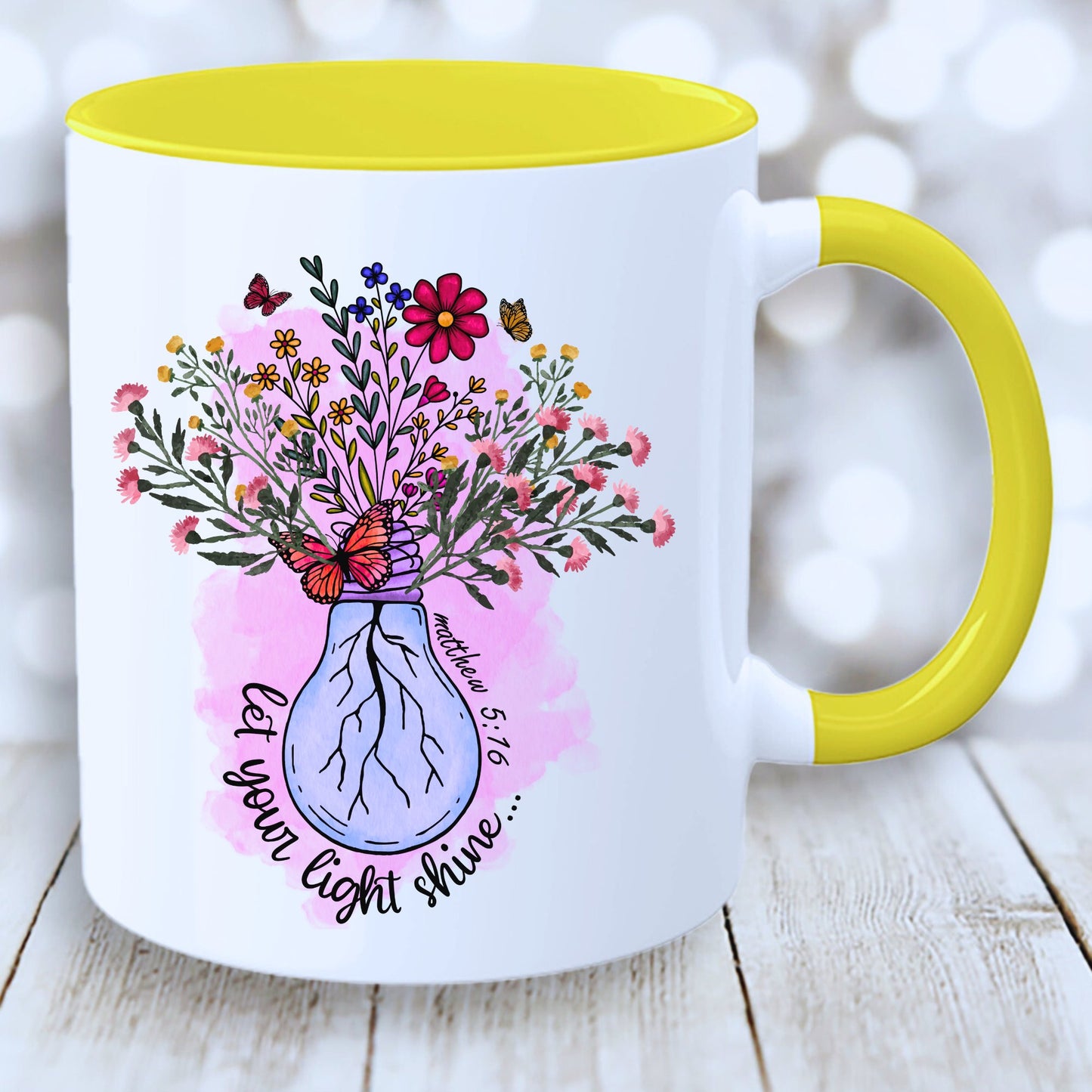 Motivational Mug With Coloured Interior