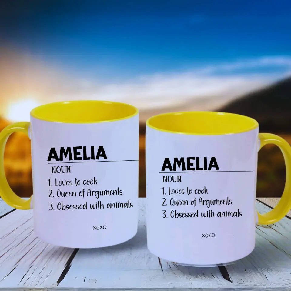 Name Definition Mug - JOLIFTIFY