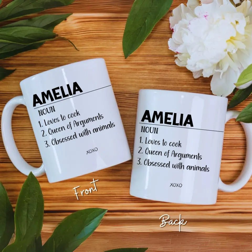 Name Definition Mug - JOLIFTIFY