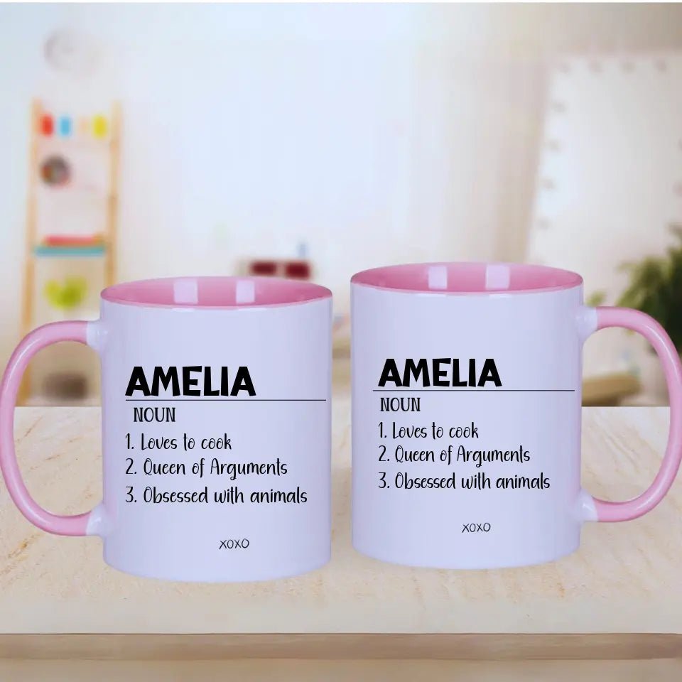 Name Definition Mug - JOLIFTIFY