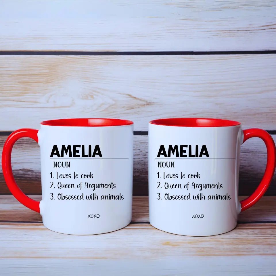 Name Definition Mug - JOLIFTIFY