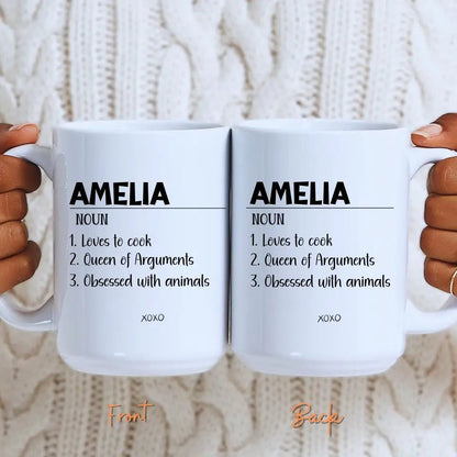 Name Definition Mug - JOLIFTIFY