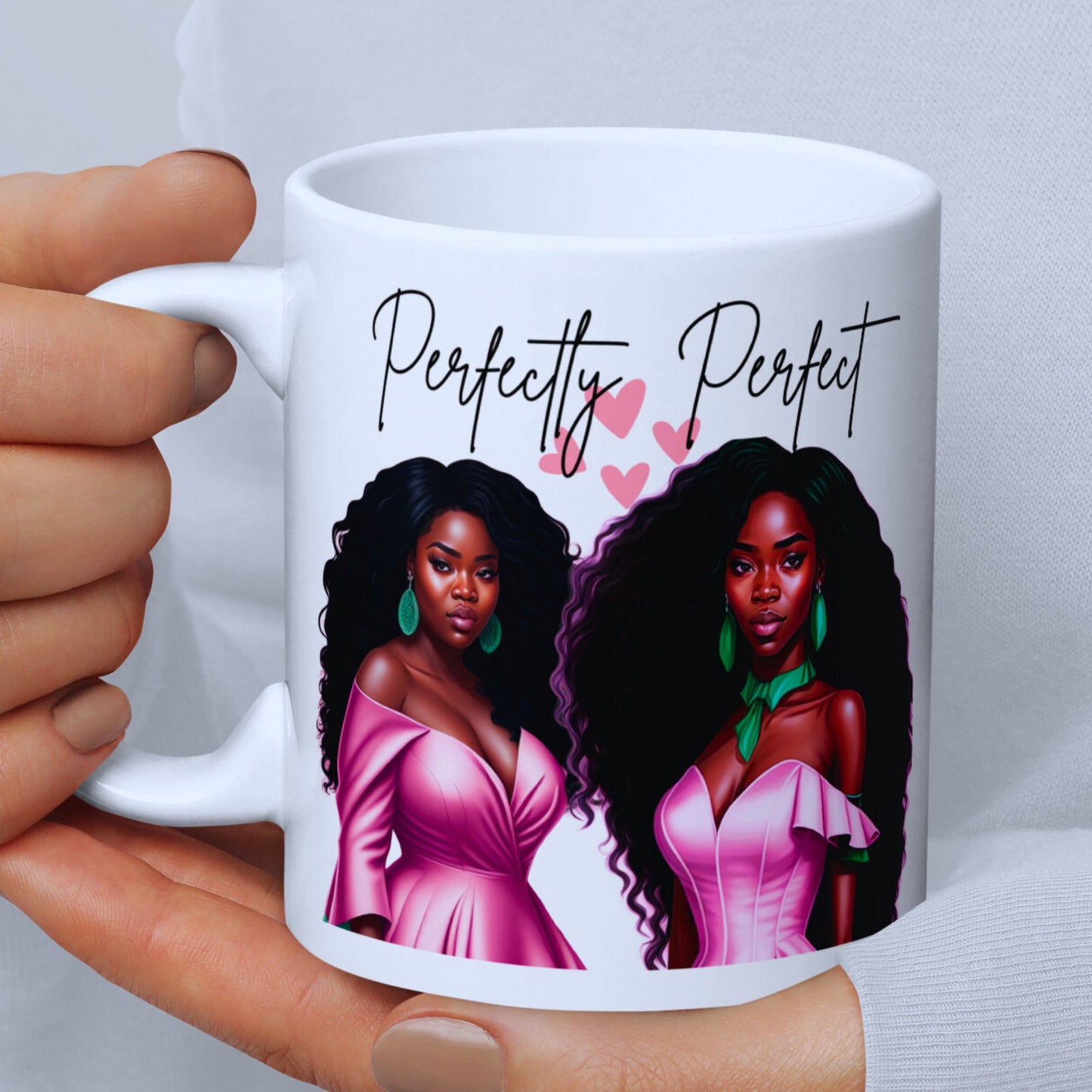 Perfectly Perfect White Mug - Black Girl Edition