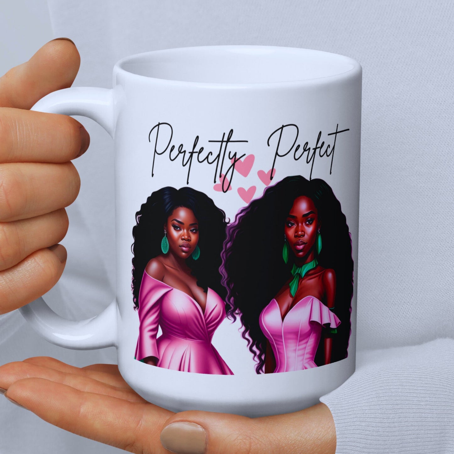 Perfectly Perfect White Mug - Black Girl Edition