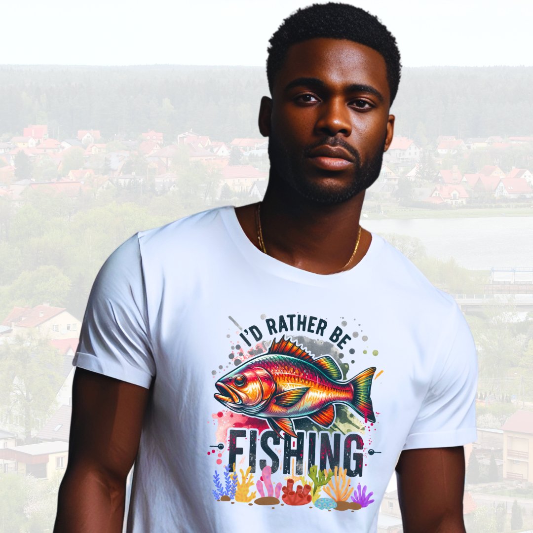 Rather Go Fishing T-Shirt - JOLIFTIFY