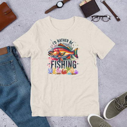 Rather Go Fishing T-Shirt - JOLIFTIFY