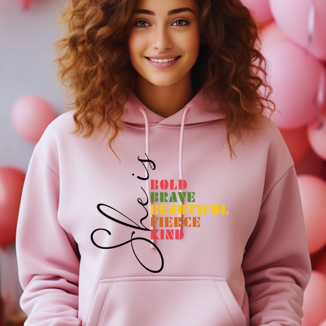 She is Bold Brave Hoodie