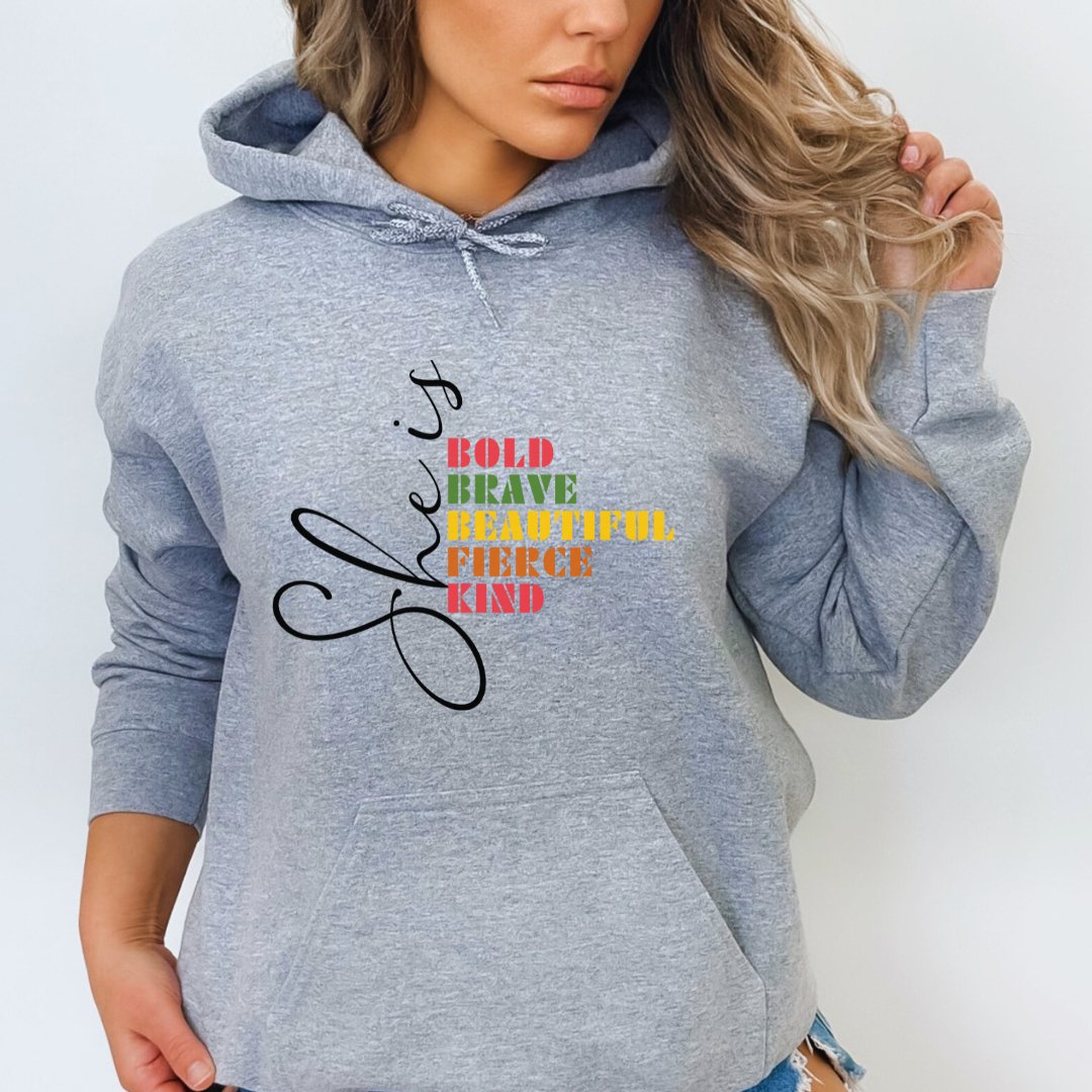 She is Bold Brave Hoodie