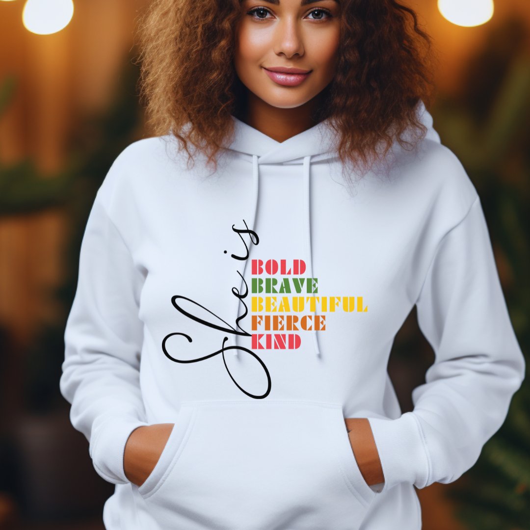 She is Bold Brave Hoodie