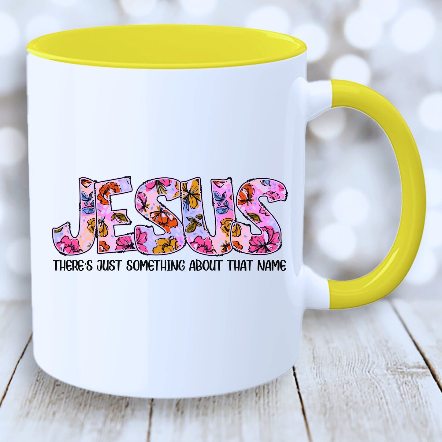 The Name Jesus Mug with Coloured Interior