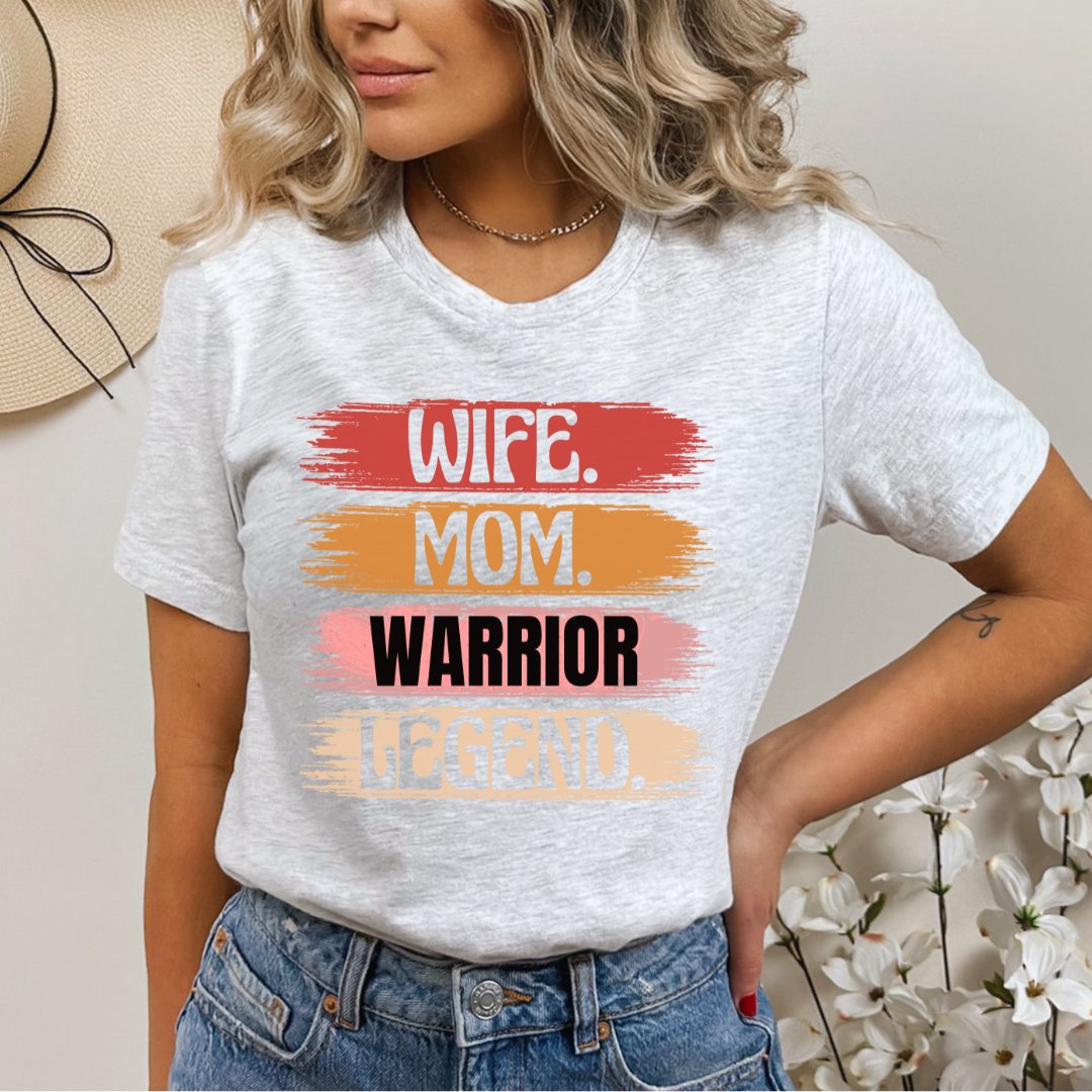 Wife Mom Warrior T-Shirt